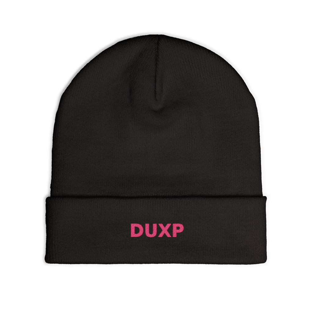 DUXP Embroidered Beanie - Pink