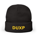 DUXP Embroidered Beanie - Gold