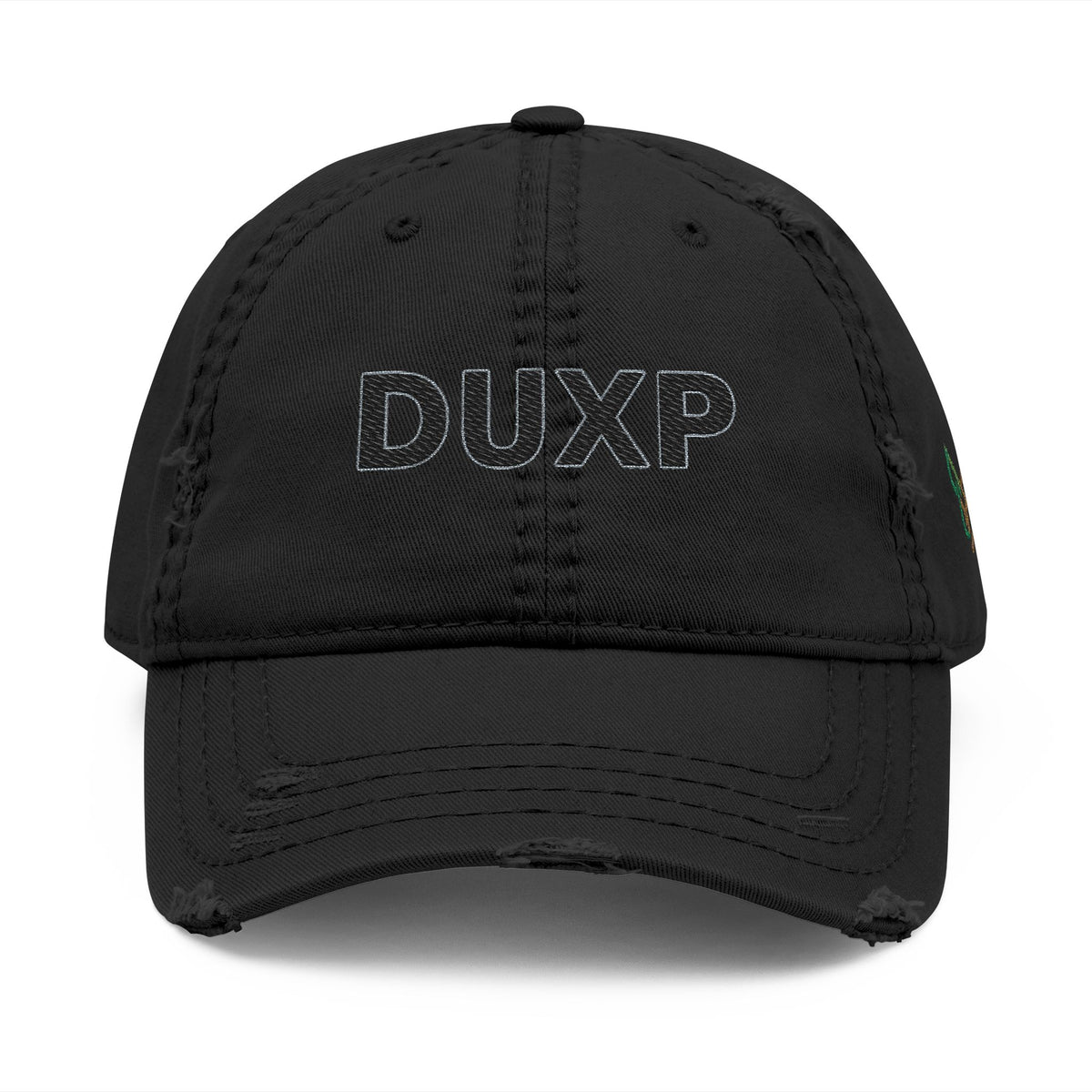 DUXP Embroidered Dad Cap - Black