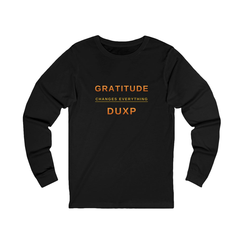 DUXP Gratitude Words Long Sleeve