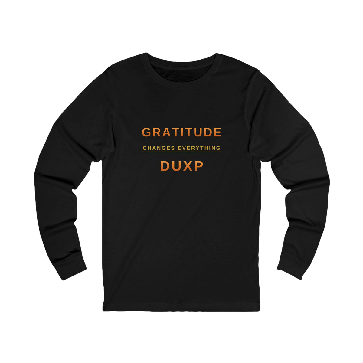 DUXP Gratitude Words Long Sleeve
