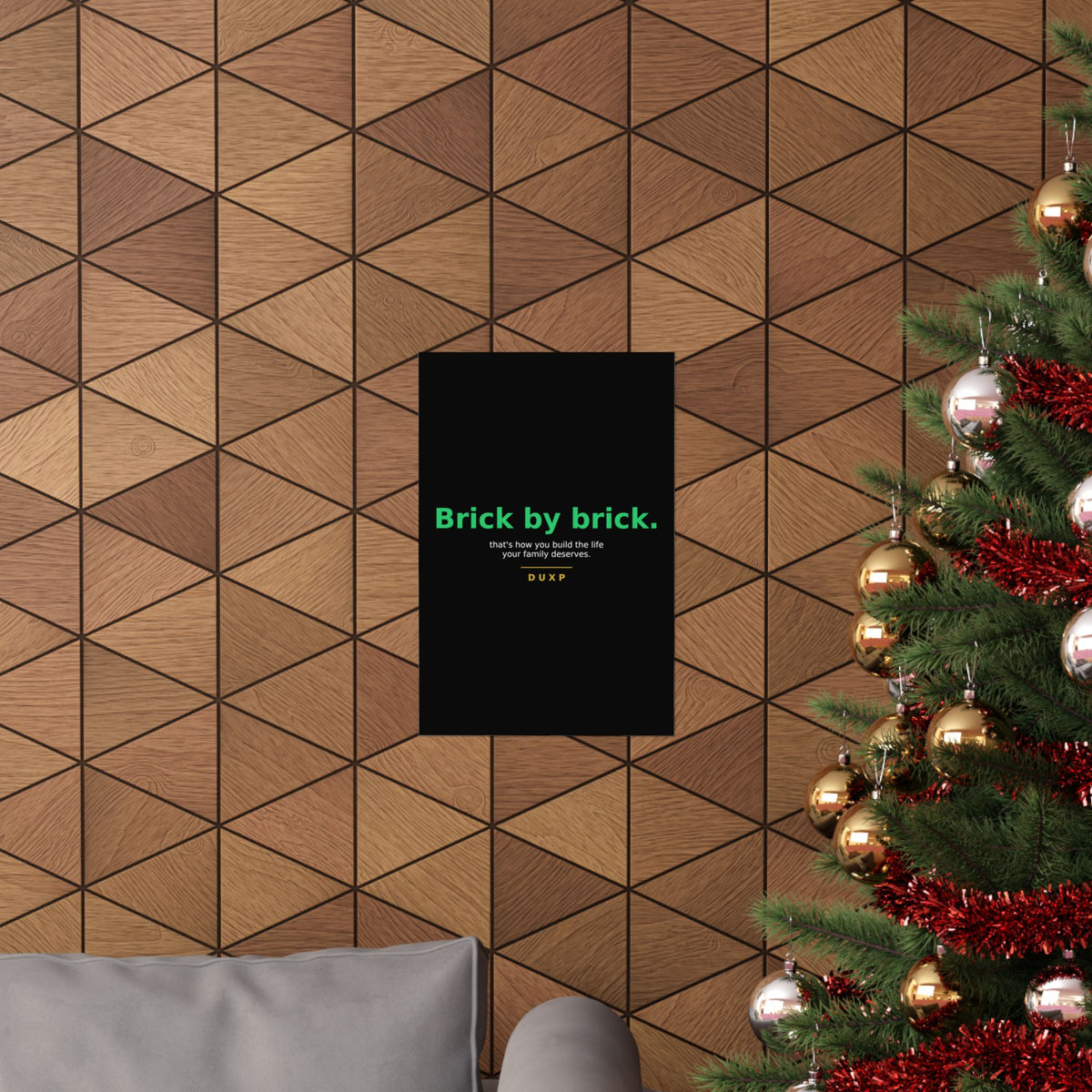 DUXP Brick by Brick Poster