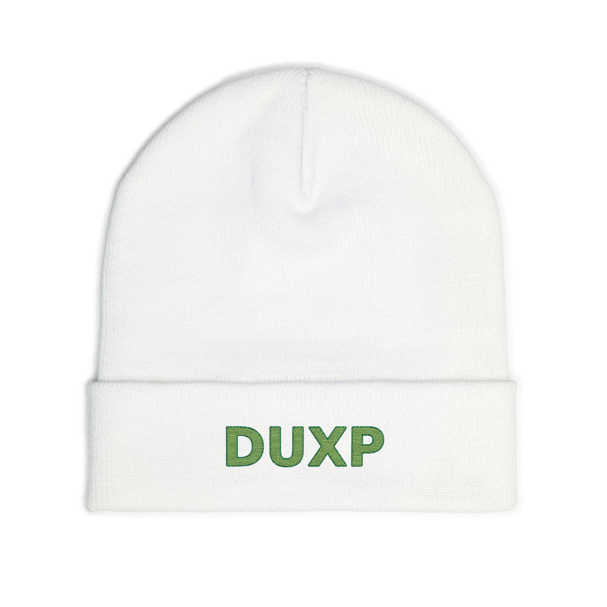 DUXP Embroidered Beanie - Green