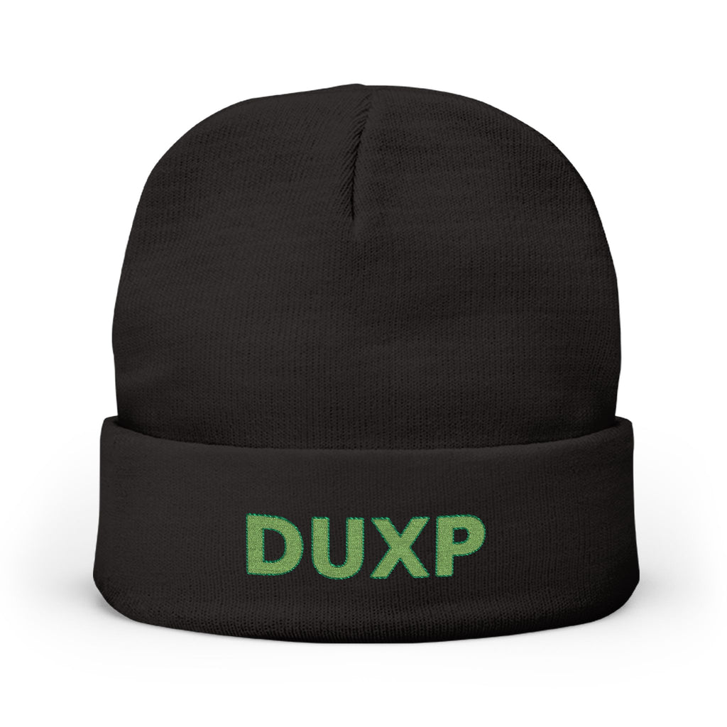 DUXP Embroidered Beanie - Green