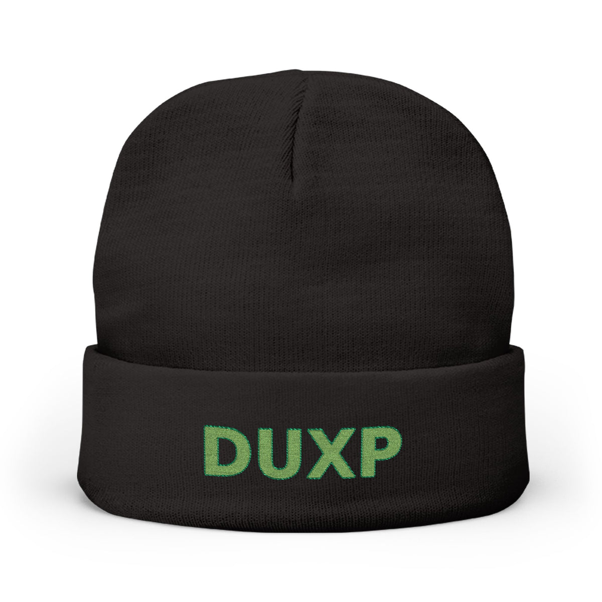 DUXP Embroidered Beanie - Green