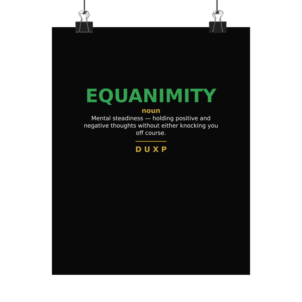 DUXP Equanimity Poster