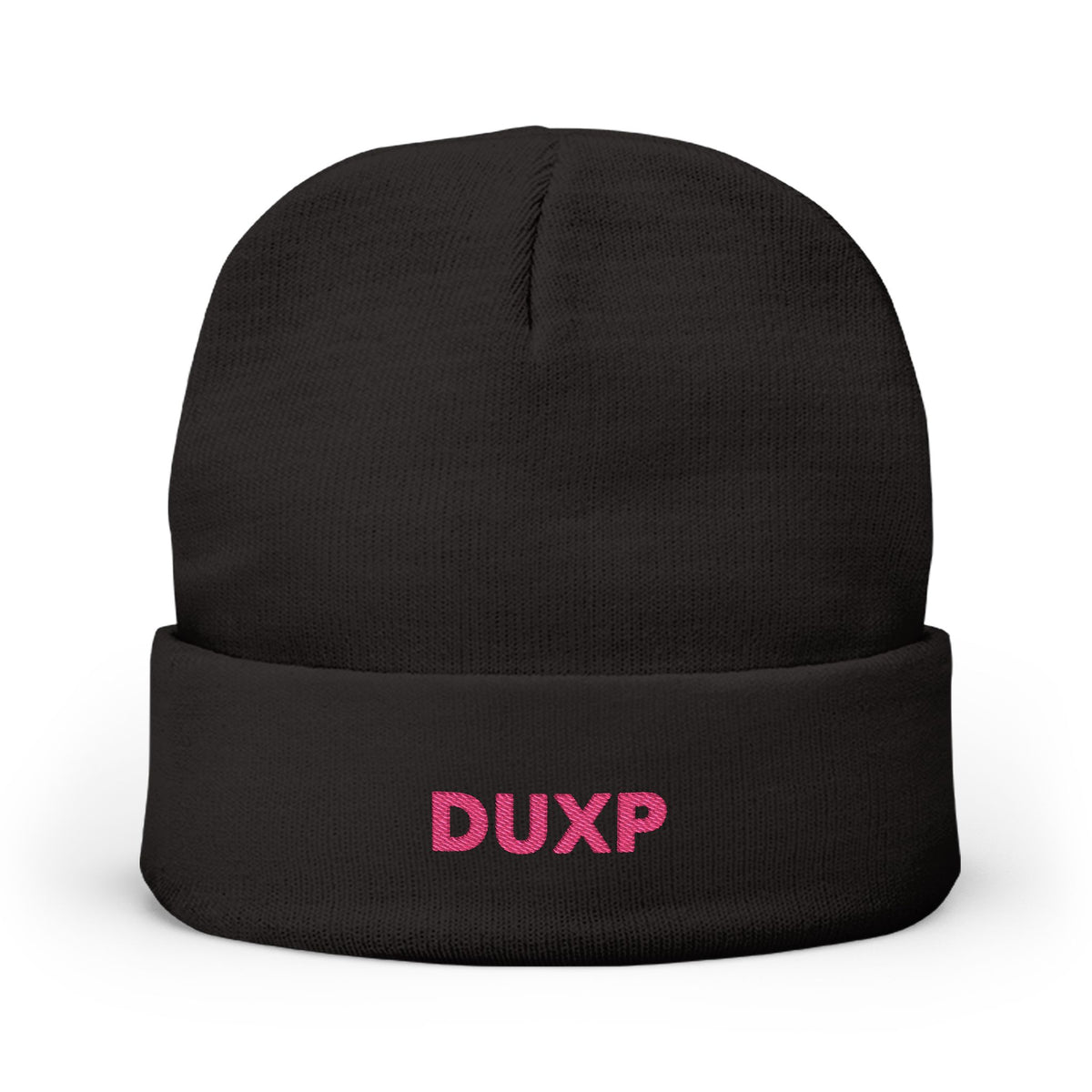 DUXP Embroidered Beanie - Pink