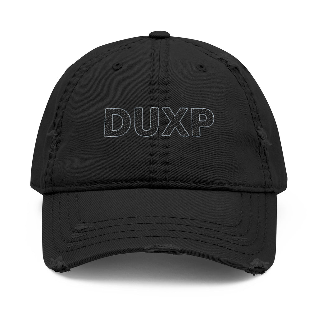 DUXP Embroidered Dad Cap - Black