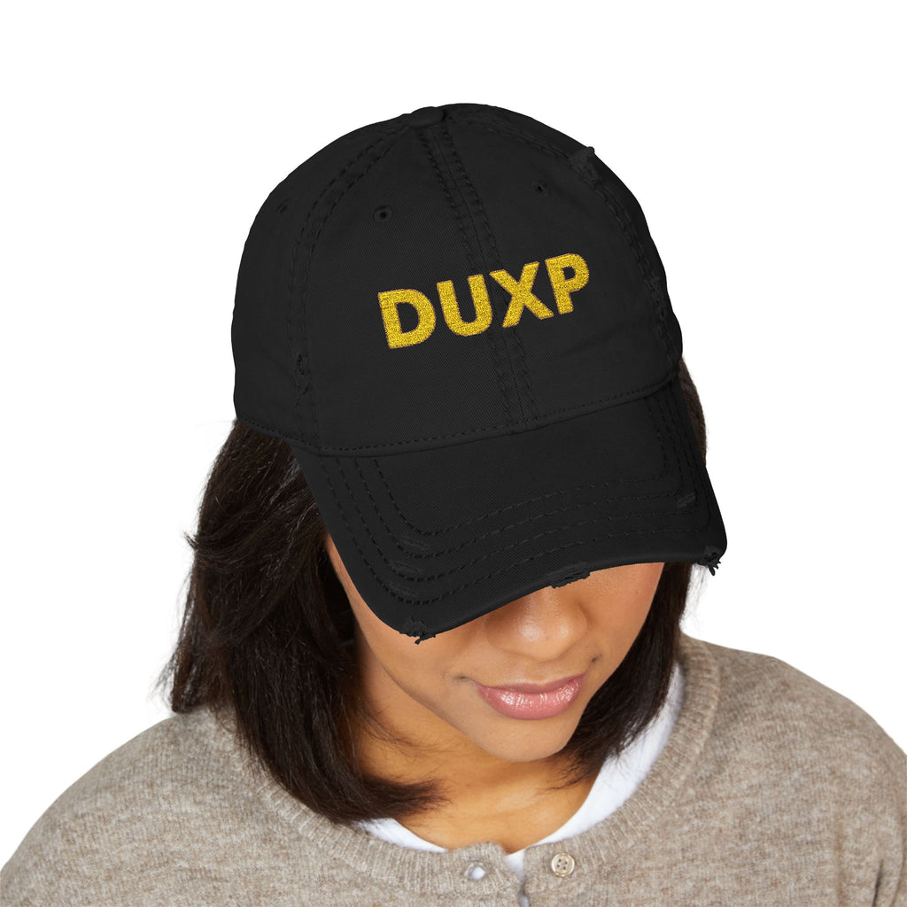 DUXP Embroidered Dad Cap - Gold