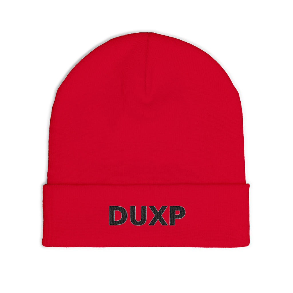 DUXP Embroidered Beanie - Black