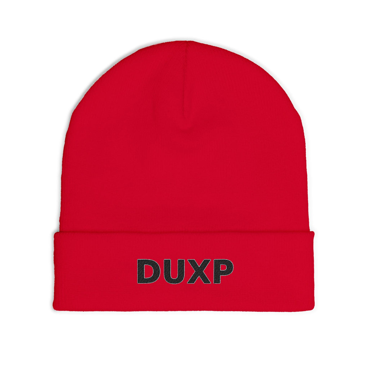DUXP Embroidered Beanie - Black