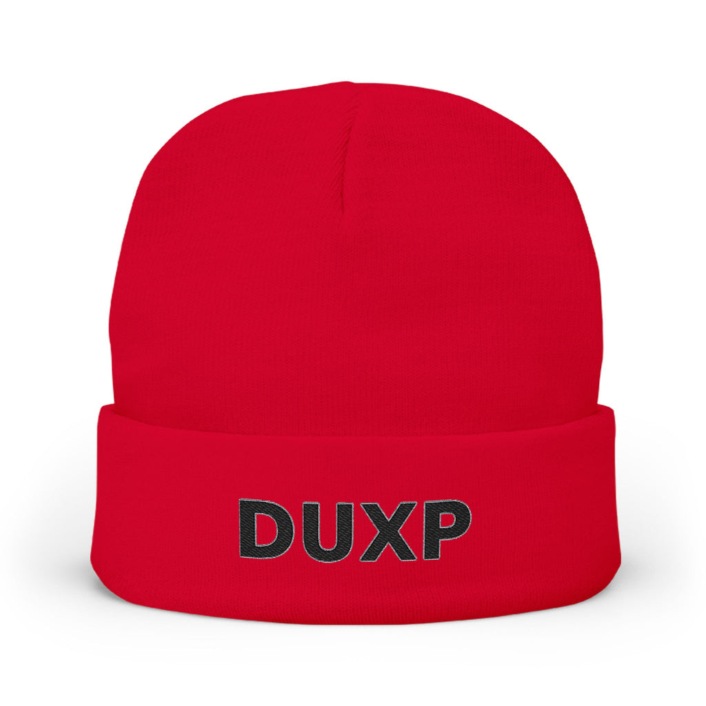 DUXP Embroidered Beanie - Black