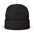 DUXP Embroidered Beanie - Blackout