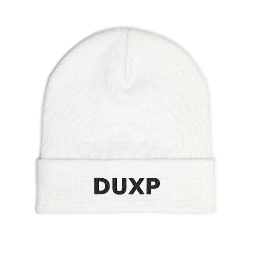 DUXP Embroidered Beanie - Black