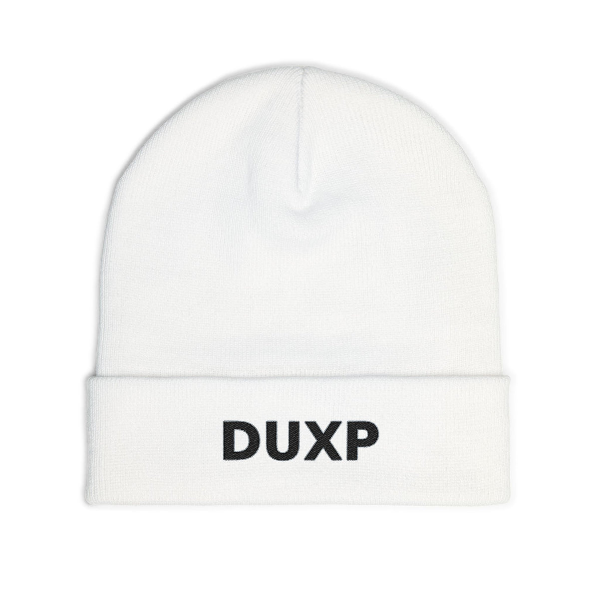 DUXP Embroidered Beanie - Black